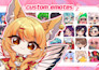 create custom vtuber chibi for twitch emotes or sub badges